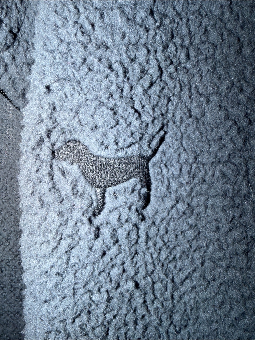 PINK by Victoria's Secret Charcoal Gray Sherpa Fleece Vest - Picture 7 of 7
